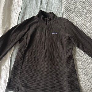 Patagonia Black Textured Fleece Pullover
